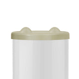Toy Storage Container PET Transparent Cylinder Plush Toy Display Bucket with PP Lid for Home Organization Green