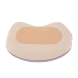 Yellow Back Pillow Massager Multifunctional Heart Shape Deep Tissue Massage Pillow Portable Electric Massage Pillow for Home Car Office