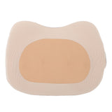 Yellow Back Pillow Massager Multifunctional Heart Shape Deep Tissue Massage Pillow Portable Electric Massage Pillow for Home Car Office - Top-Down View