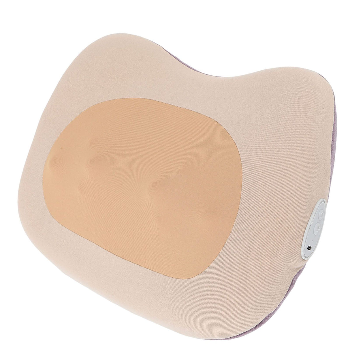 Yellow Back Pillow Massager Multifunctional Heart Shape Deep Tissue Massage Pillow Portable Electric Massage Pillow for Home Car Office
