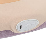 Yellow Back Pillow Massager Multifunctional Heart Shape Deep Tissue Massage Pillow Portable Electric Massage Pillow for Home Car Office