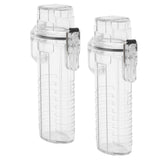 2Pcs Lighter Case Waterproof Lighter Storage Container Plastic for Outdoor Camping Hiking Transparent - Extra Image