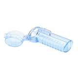 2Pcs Lighter Case Waterproof Lighter Storage Container Plastic for Outdoor Camping Hiking Transparent Blue