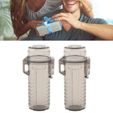 2Pcs Lighter Case Waterproof Lighter Storage Container Plastic for Outdoor Camping Hiking Transparent Black - Extra Image
