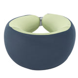 Back Neck Pillow Massager Hot Compress Cordless Massager Pillow Blue Green Electric Massage Pillow for Office Car Home - 45-Degree Angle