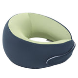 Back Neck Pillow Massager Hot Compress Cordless Massager Pillow Blue Green Electric Massage Pillow for Office Car Home