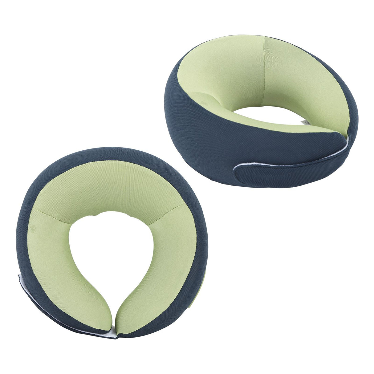 Back Neck Pillow Massager Hot Compress Cordless Massager Pillow Blue Green Electric Massage Pillow for Office Car Home