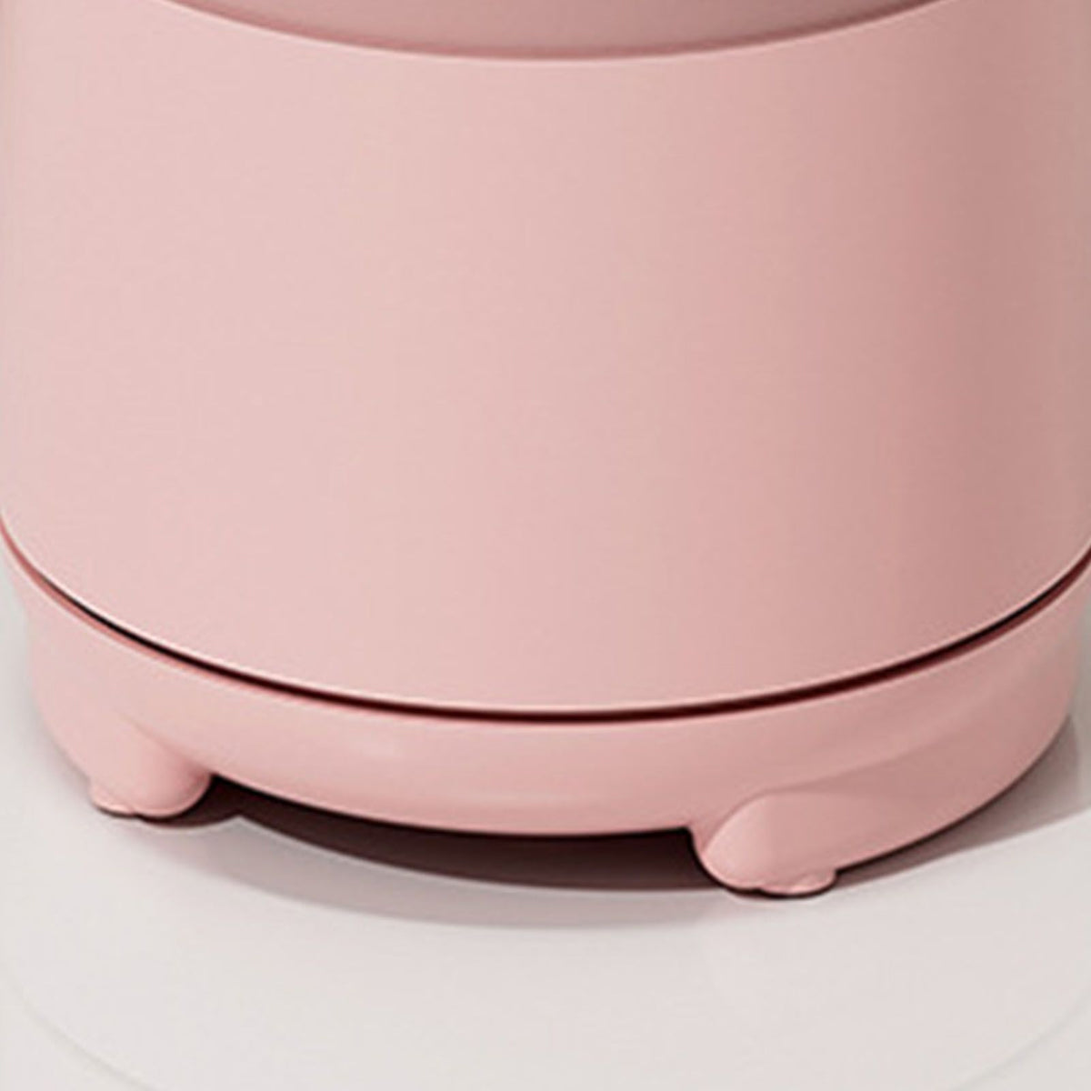 Makeup Brush Storage Container 360 Degree Rotating Dust Prevention Transparent Lid Large Capacity Makeup Brush Holder Pink