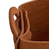 Felt Storage Basket with Handles Foldable Laundry Snacks Toys Clothes Bin for Home Desktop Bear Pattern Reddish Brown - Extra Image