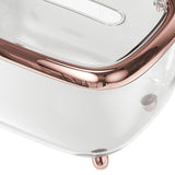 Tissue Box Transparent Napkin Box Simple Creative Storage Box Fixed Lid Paper Organizer Rose Gold