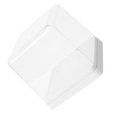 Figures Display Storage Case Transparent Cover Dustproof Stackable Figure Collection Box White
