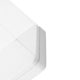 Figures Display Storage Case Transparent Cover Dustproof Stackable Figure Collection Box White