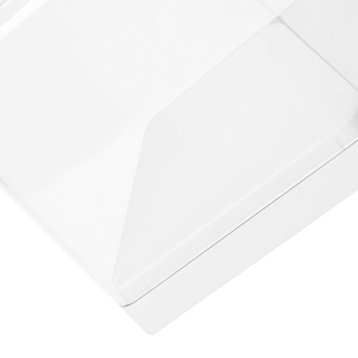 Figures Display Storage Case Transparent Cover Dustproof Stackable Figure Collection Box White