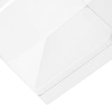 Figures Display Storage Case Transparent Cover Dustproof Stackable Figure Collection Box White