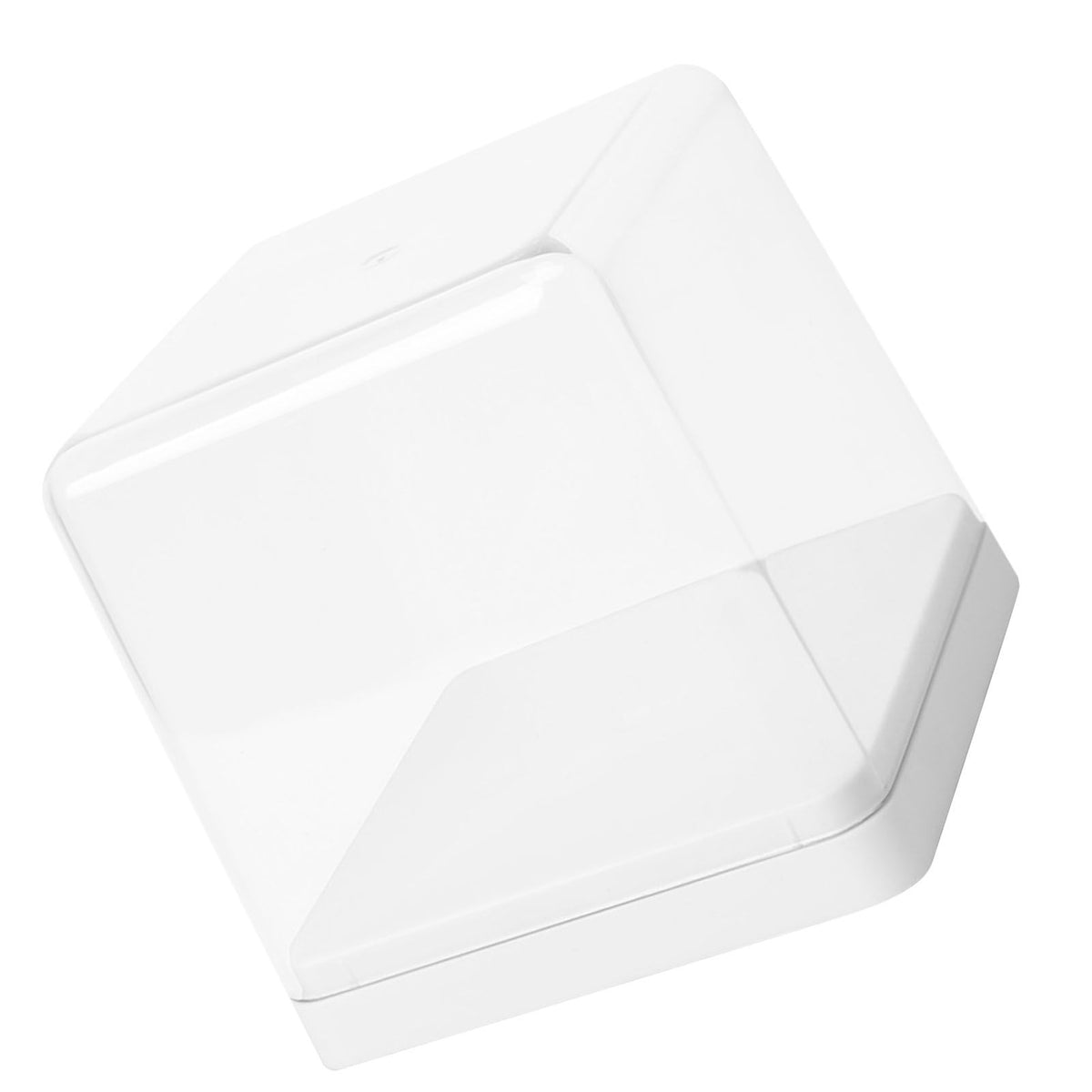 Figures Display Storage Case Transparent Cover Dustproof Stackable Figure Collection Box White