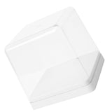 Figures Display Storage Case Transparent Cover Dustproof Stackable Figure Collection Box White