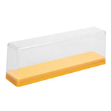 Action Figure Storage Box Dustproof Stackable Transparent Cartoon Figure Doll Display Case Yellow