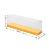 Action Figure Storage Box Dustproof Stackable Transparent Cartoon Figure Doll Display Case Yellow - Extra Image