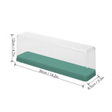 Action Figure Storage Box Dustproof Stackable Transparent Cartoon Figure Doll Display Case Green