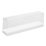 Action Figure Storage Box Dustproof Stackable Transparent Cartoon Figure Doll Display Case White