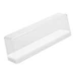 Action Figure Storage Box Dustproof Stackable Transparent Cartoon Figure Doll Display Case White