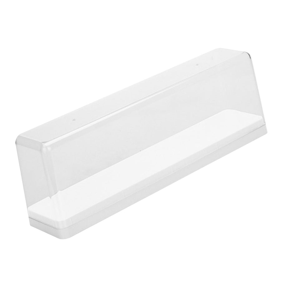Action Figure Storage Box Dustproof Stackable Transparent Cartoon Figure Doll Display Case White