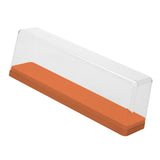Action Figure Storage Box Dustproof Stackable Transparent Cartoon Figure Doll Display Case Orange