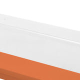 Action Figure Storage Box Dustproof Stackable Transparent Cartoon Figure Doll Display Case Orange