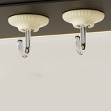 4pcs Adhesive Hooks Hole Free Round Hooks Bathroom Coat Heavy Duty Adhesive Hangers White