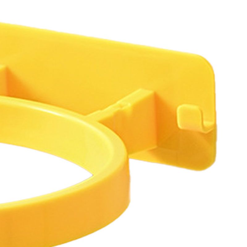 Soccer Ball Wall Mount Display Holder Plastic Football Storage Rack Basketball Supplies Yellow
