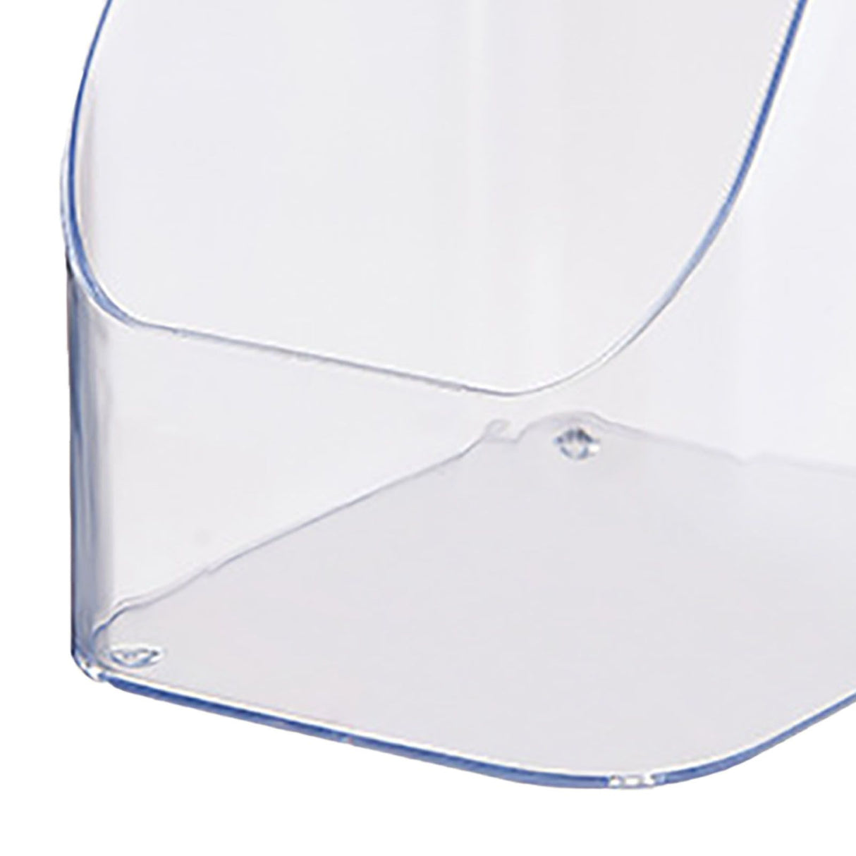 Desktop Storage Box Cosmetic Makeup Organizer Plastic Bathroom Storage Organizer Box Food Storage Bin Organizer Bevel Design Transparent