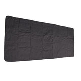 Waterproof Mattress Protector Dark Grey Anti Slip Honeycomb Large Size Washable Mattress Cover Sofa Couch Cover 30x70inch - Side View