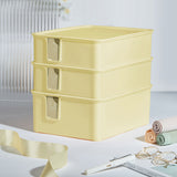 Sock Underwear Organizer Divider Plastic 15 Cell Closet Drawer Storage Box for Panty Ornament Ties Yellow - Extra Image