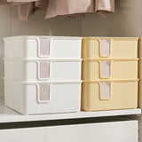Sock Underwear Organizer Divider Plastic 15 Cell Closet Drawer Storage Box for Panty Ornament Ties Yellow - Extra Image