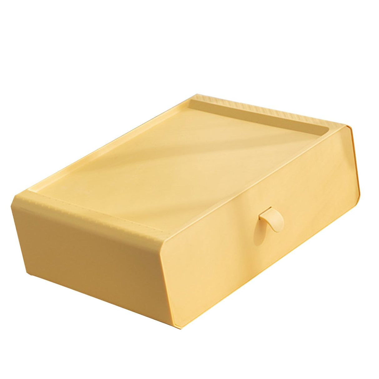 Underwear Storage Box Plastic 15 Grid Compartment Drawer Desktop Accessories for Socks Bras Yellow