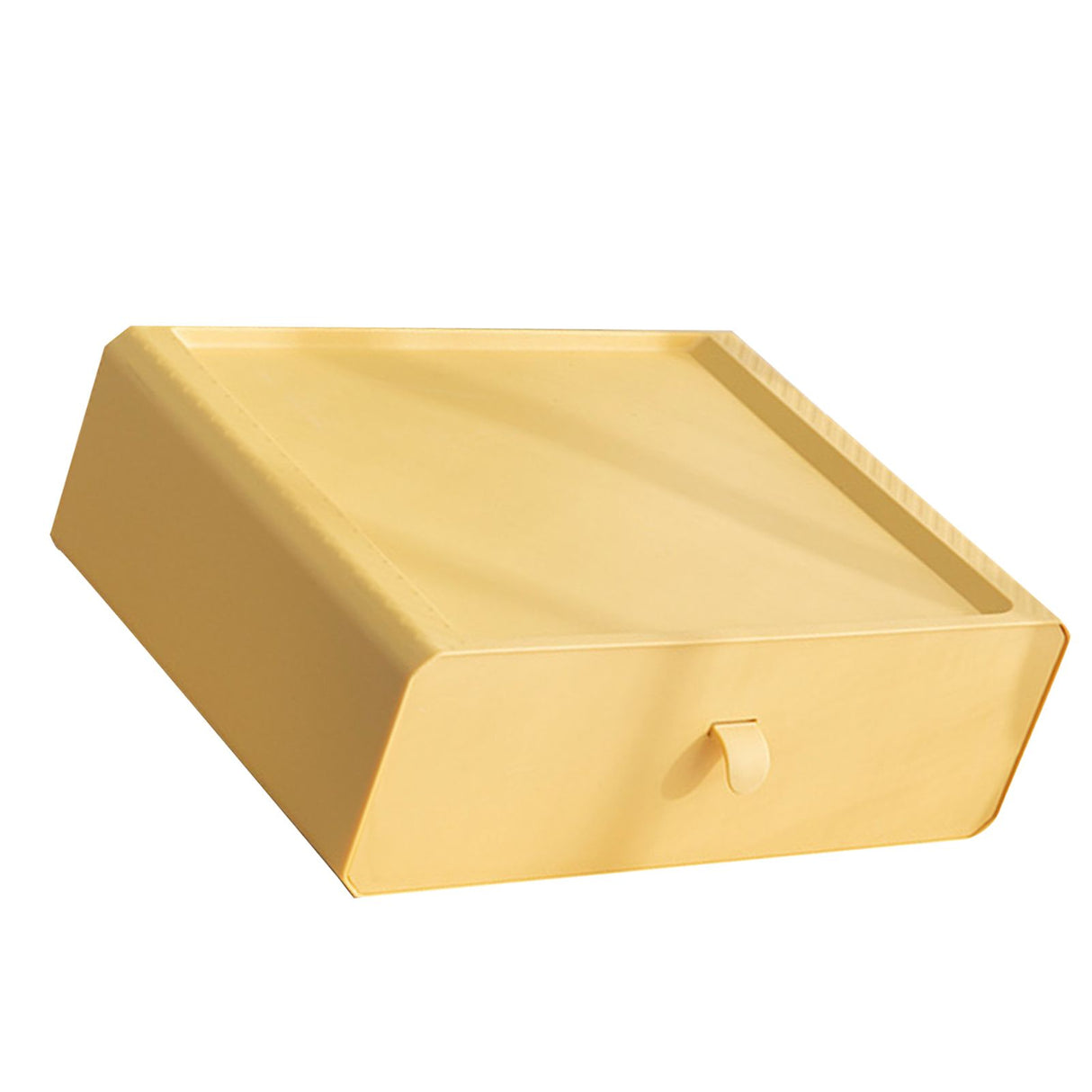 Underwear Storage Box Plastic 15 Grid Compartment Drawer Desktop Accessories for Socks Bras Yellow