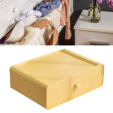 Underwear Storage Box Plastic 15 Grid Compartment Drawer Desktop Accessories for Socks Bras Yellow