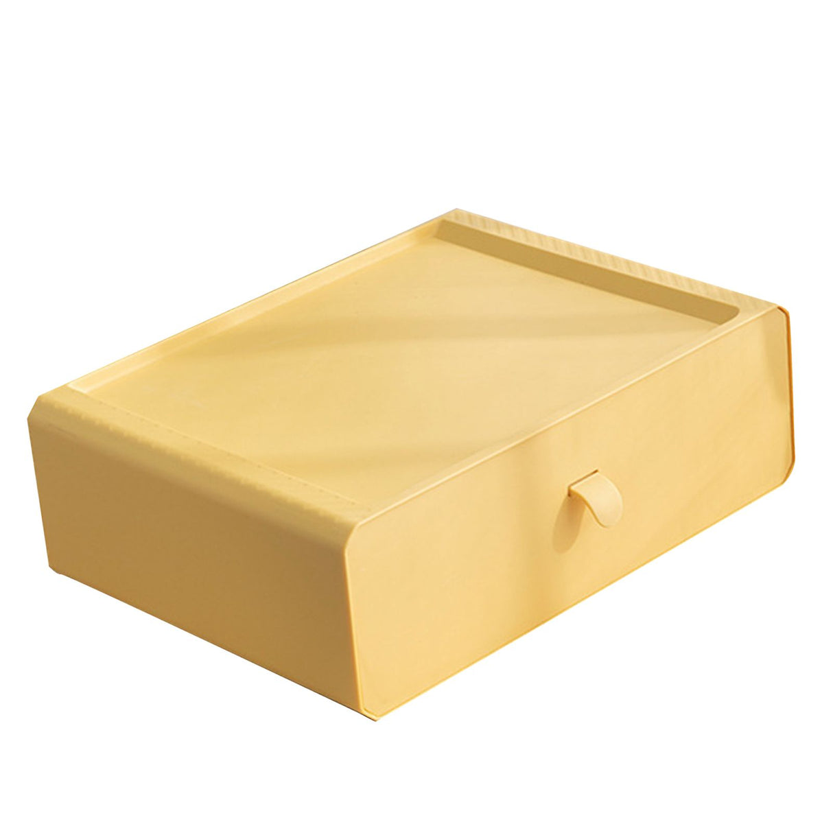 Underwear Storage Box Plastic 15 Grid Compartment Drawer Desktop Accessories for Socks Bras Yellow
