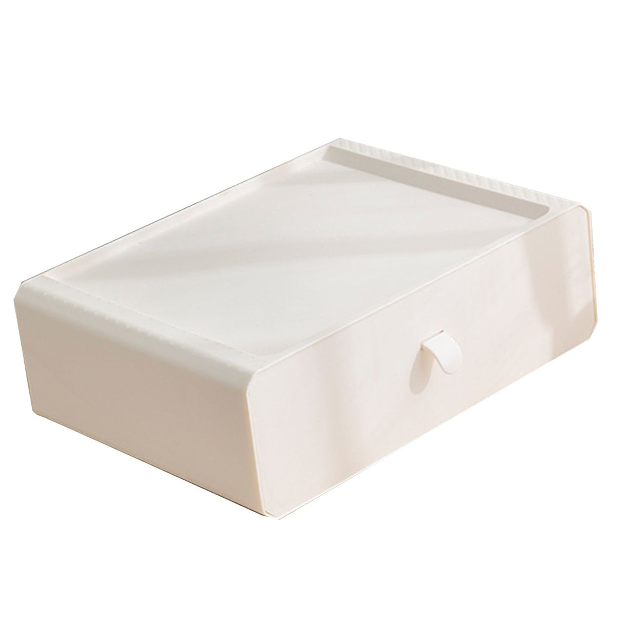Underwear Storage Box Plastic 15 Grid Compartment Drawer Desktop Accessories for Socks Bras White