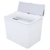 Smart Trash Can 8L Capacity Touchless USB Rechargeable Automatic Induction Electric Waste Bins for Bathroom Kitchen Living Room - Close-Up Angle
