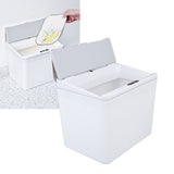 Smart Trash Can 8L Capacity Touchless USB Rechargeable Automatic Induction Electric Waste Bins for Bathroom Kitchen Living Room