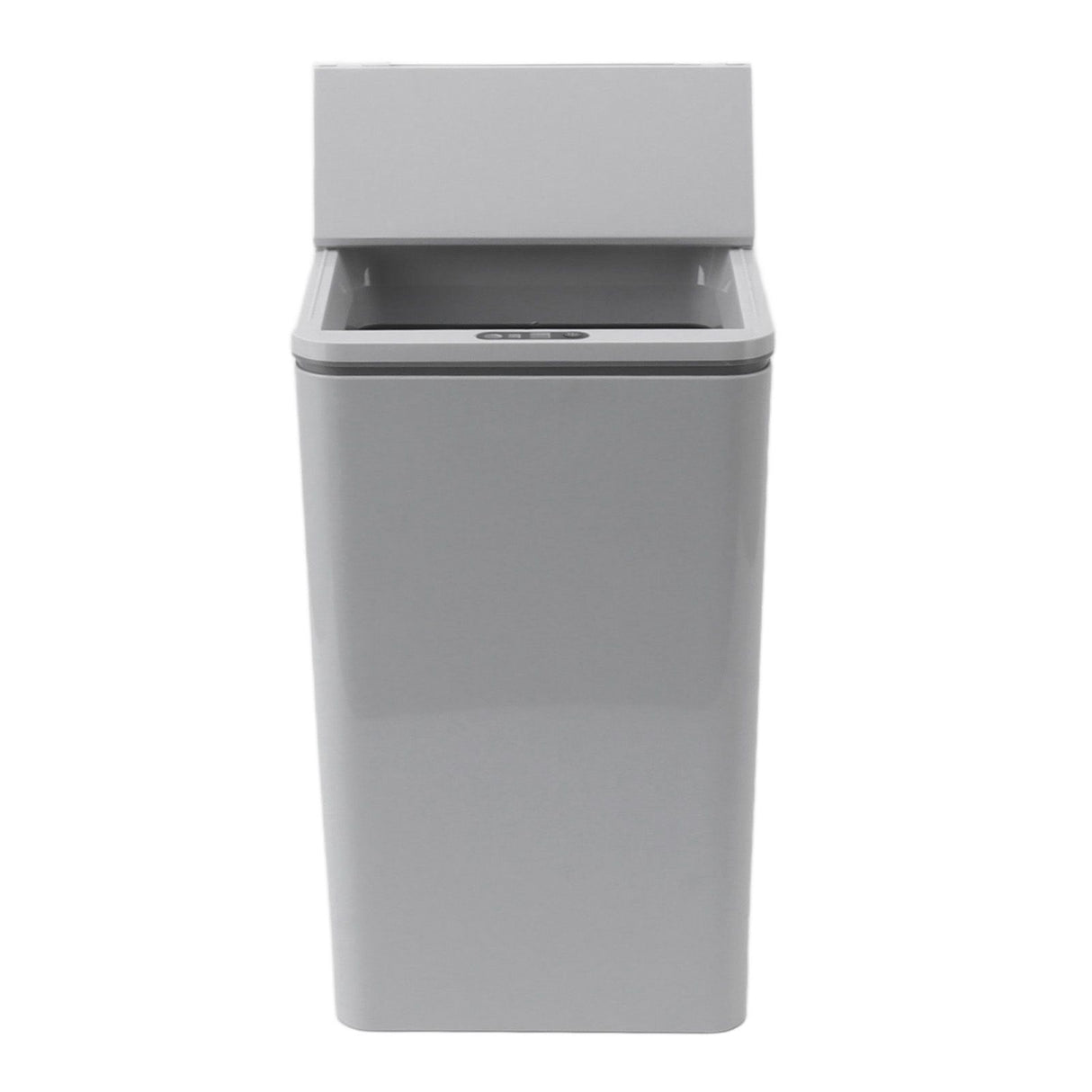Desktop Sensor Trash Can USB Charging Foldable Lid 9L Intelligent Induction Garbage Bin for Bedroom Bathroom Office Grey