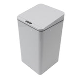 Desktop Sensor Trash Can USB Charging Foldable Lid 9L Intelligent Induction Garbage Bin for Bedroom Bathroom Office Grey