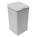 Desktop Sensor Trash Can USB Charging Foldable Lid 9L Intelligent Induction Garbage Bin for Bedroom Bathroom Office Grey