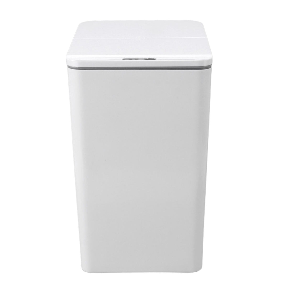 Desktop Sensor Trash Can USB Charging Foldable Lid 9L Intelligent Induction Garbage Bin for Bedroom Bathroom Office White