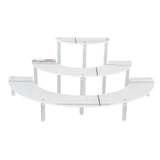 Acrylic Display Stand Transparent 3 Tiered Product Food Dessert Stand Round Display Riser Detachable Display Shelf for Home Restaurant Office Store