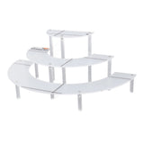 Acrylic Display Stand Transparent 3 Tiered Product Food Dessert Stand Round Display Riser Detachable Display Shelf for Home Restaurant Office Store
