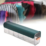 Wall Underwear Organizer Detachable Dustproof Moistureproof Wall Mount Drawer Organizer for Bedroom Home Blackish Green - Rear View
