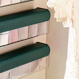 Wall Underwear Organizer Detachable Dustproof Moistureproof Wall Mount Drawer Organizer for Bedroom Home Blackish Green