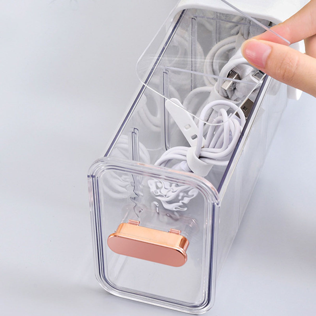 Wall Underwear Organizer Detachable Dustproof Moistureproof Wall Mount Drawer Organizer for Bedroom Home White